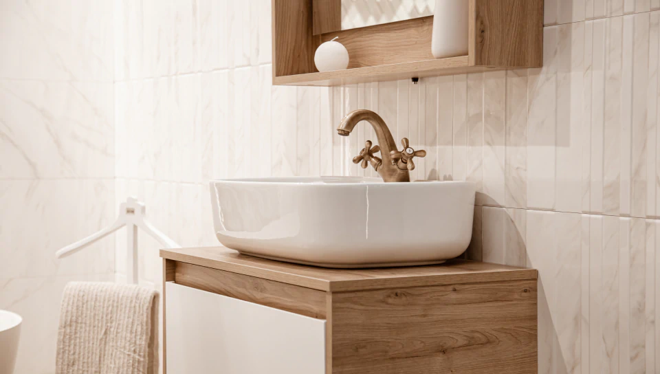 cozy bathroom interior